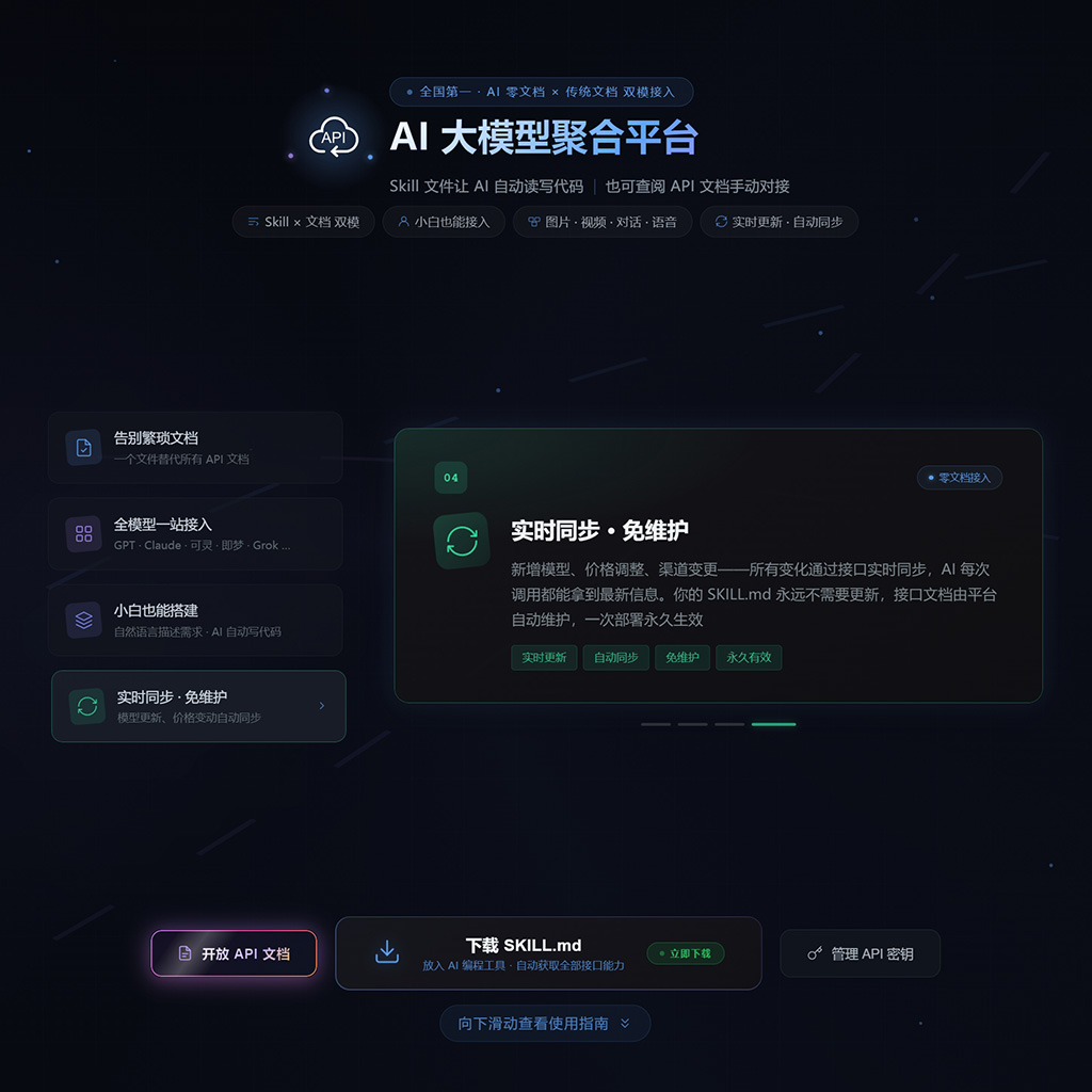 AIGC工作流接口素材参考